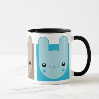 Mug Trio v.02 de lapin de Kawaii