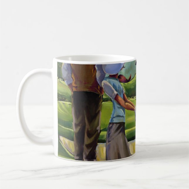 Mug Trish Biddle - golf de dames (Gauche)