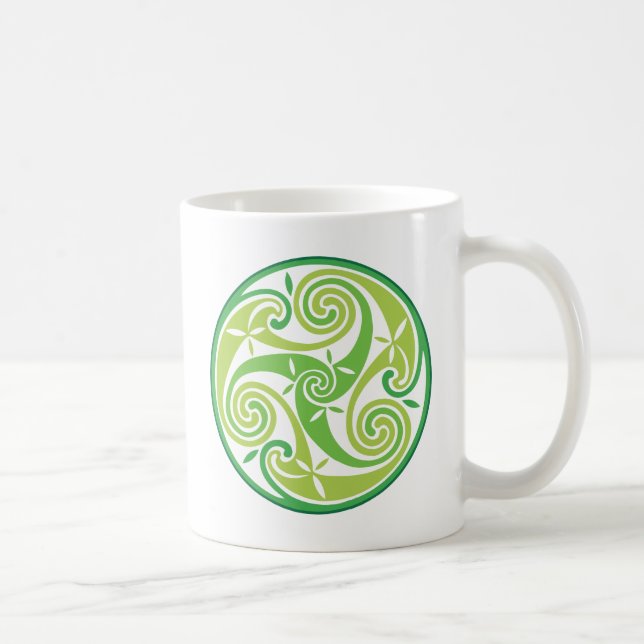 Mug Triskel vert (Droite)