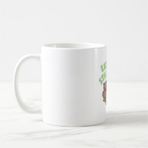 Mug Triste Hippo Mange Des Verts Toujours Chubby Drôle