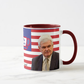 Mug Triton et thé - rouges, blancs, et bleu