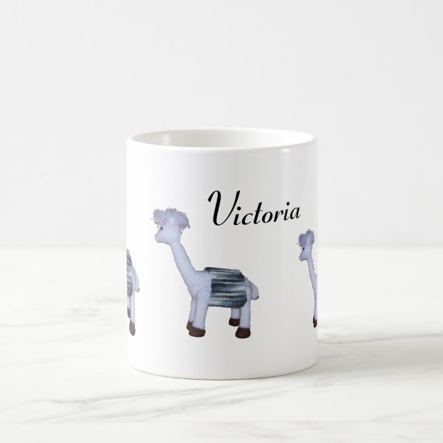 Mug - Trois Alpaca et nom (Centre)