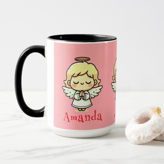 Mug Trois anges priants (Avec donut)