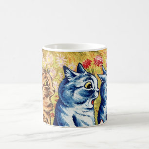 Mug Trois chats chantant par Louis Wain