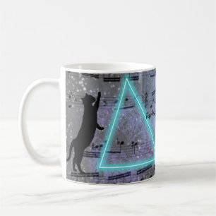 Mug Trois chats noirs amateurs de musique