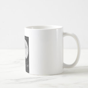 Mug Trois chats noirs et la lune