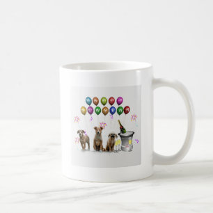 Mug Trois Chiens mignons qui souhaitent une bonne anné