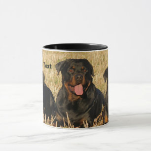 Mug Trois chiens Rottweiler - Pack de Rotties