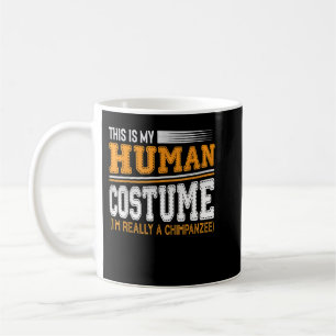 Mug Trois Chimpanzés Lune Drôle 3 Chimps hurlant Parod