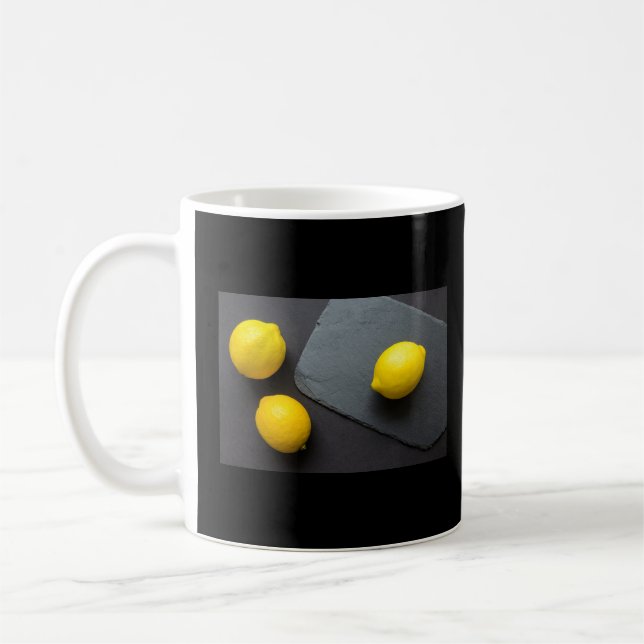 Mug "Trois citrons" Jolie photo. Acheter maintenant (Gauche)
