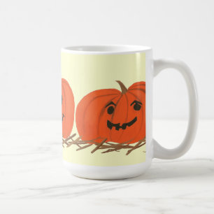 Mug Trois Citrouilles heureux dans les grenouilles Hal