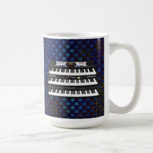 Mug Trois Claviers modernes : Synthétiseurs : Café M