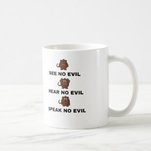 Mug Trois Coupes Sages De Singes / Muqueuses