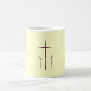 Mug Trois croix chrétiennes du Calvaire