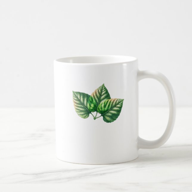 Mug trois feuilles vertes pour T-shirt (Droite)
