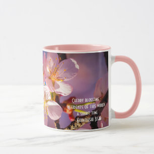 Mug Trois fleurs de Sakura roses