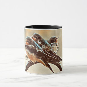 Mug Trois hirondelles douces