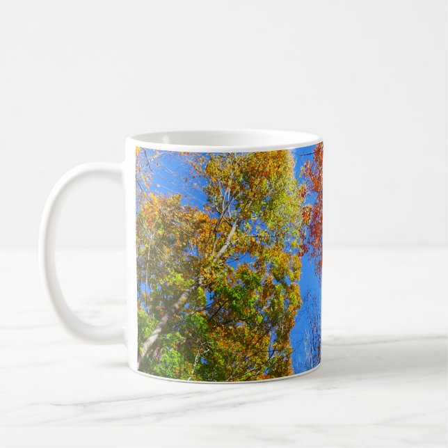 Mug Trois nuances d'érables d'automne colorés (Gauche)