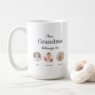 Mug Trois petits-enfants Personnalisés 