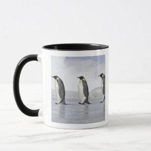 Mug Trois pingouins d'empereur, île de colline de