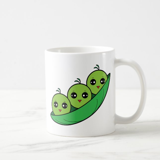 Mug Trois pois dans une cosse (Droite)
