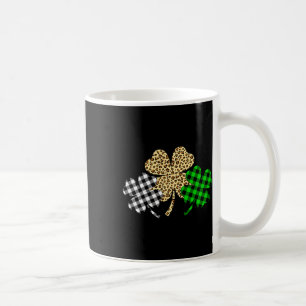 Mug Trois Shamrocks Leopard Buffalo Plaid St Patrick D