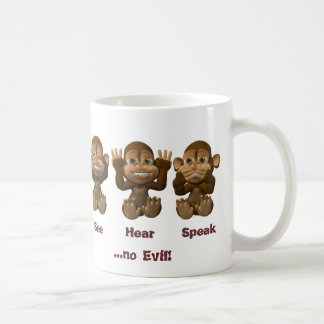 Mug trois singes sages