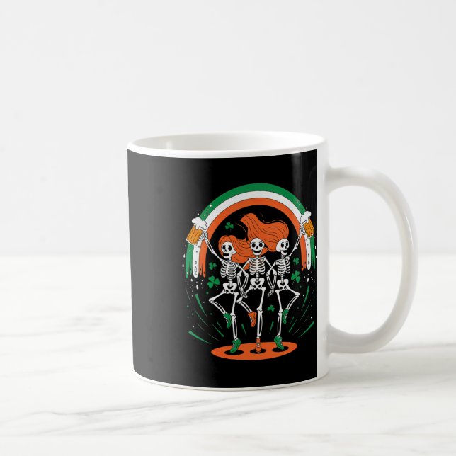 Mug Trois Skeletons de danse - Happy Saint Patrick's D (Droite)