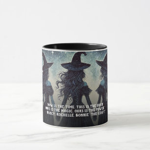 Mug Trois sorcières à la nuit étoilée Halloween