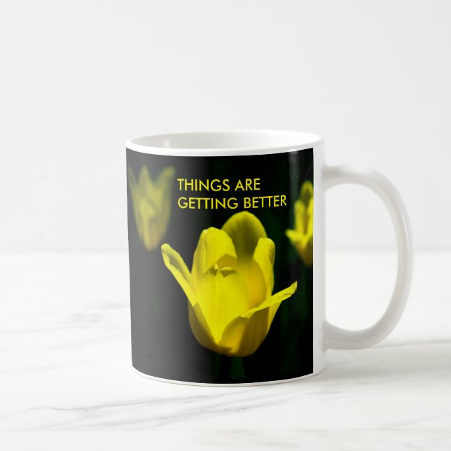 Mug Trois Tulipes Jaunes (Droite)