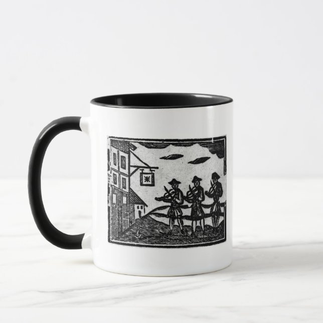Mug Trois violoneurs, 'des ballades de Roxburghe de (Gauche)