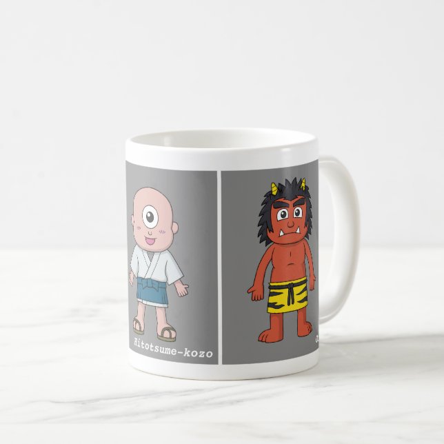 Mug Trois Yokai Japonais Classiques (Devant droit)