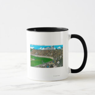Mug Troisième grande ligne vue de base-ball municipal