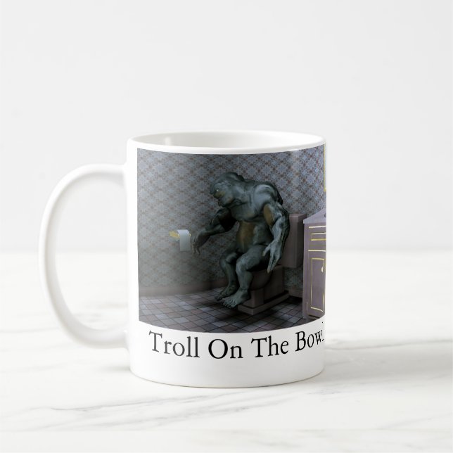 Mug Troll sur la cuvette (Gauche)