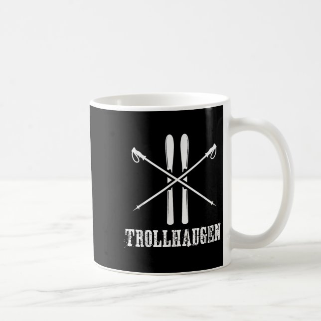 Mug Trollhaugen Wisconsin Ski Ski Ski Rustique Alpi (Droite)