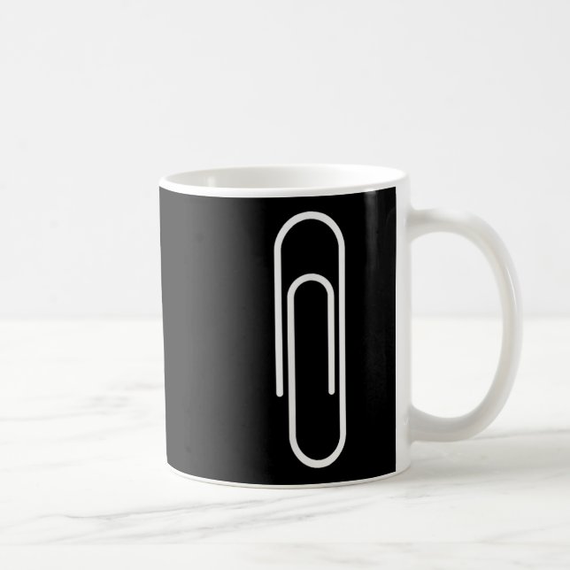 Mug Trombone à papier, Drôle, Blagues, Sarcastique  (Droite)