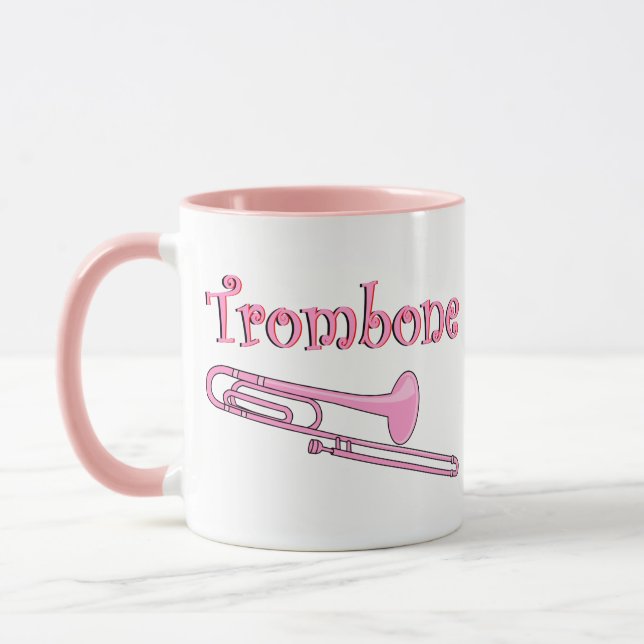 Mug Trombone rose (Gauche)