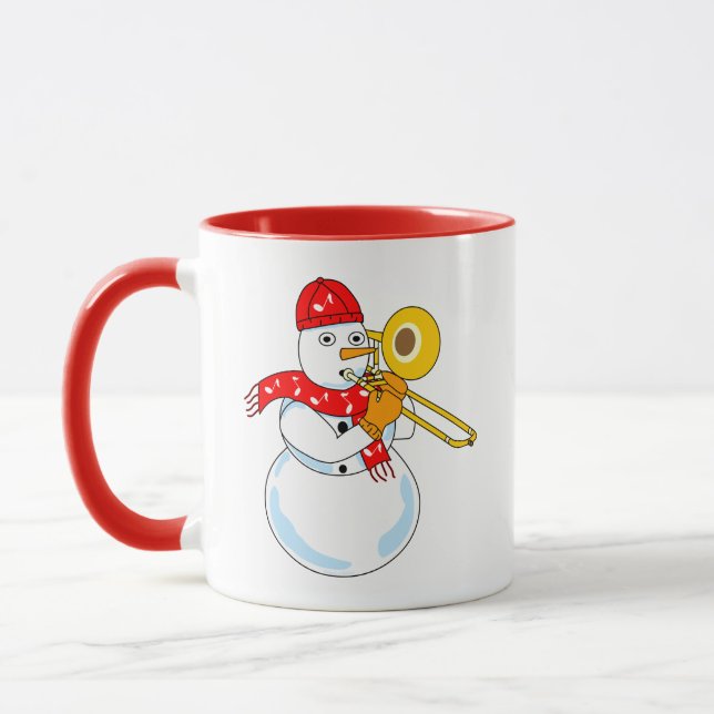 Mug Trombone Snowman (Gauche)