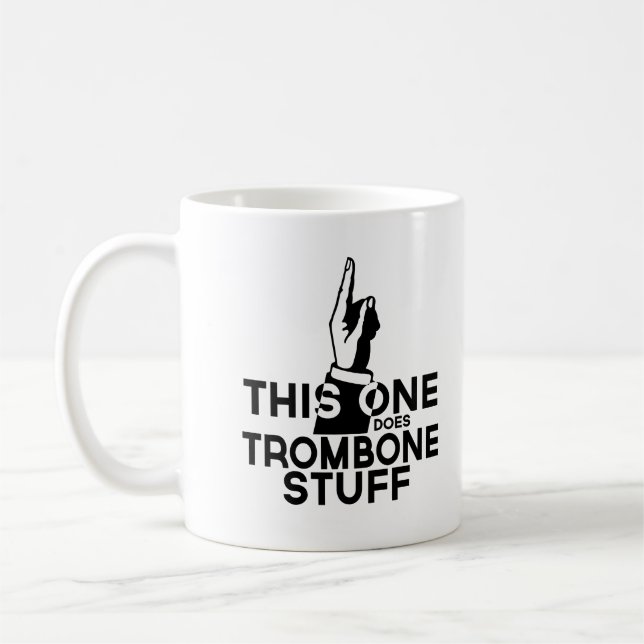 Mug Trombone Stuff - Drôle Musique Trombone (Gauche)