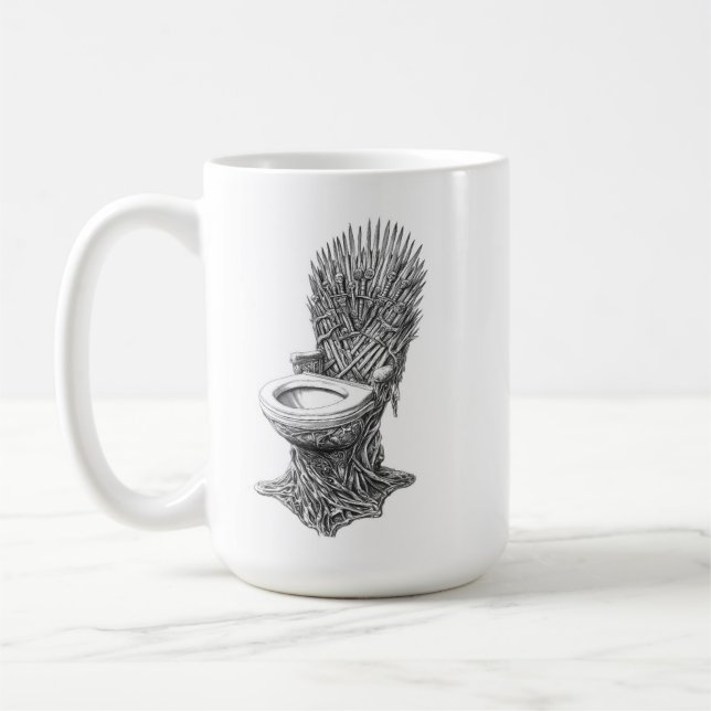 Mug Trône de Fer Toilettes – Drôle Game of Thrones (Gauche)