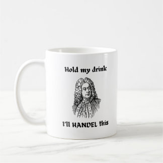 Mug Trop chaud pour HANDEL Compositeur de musique clas