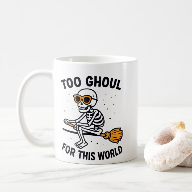 Mug Trop de goule pour ce monde (Avec donut)
