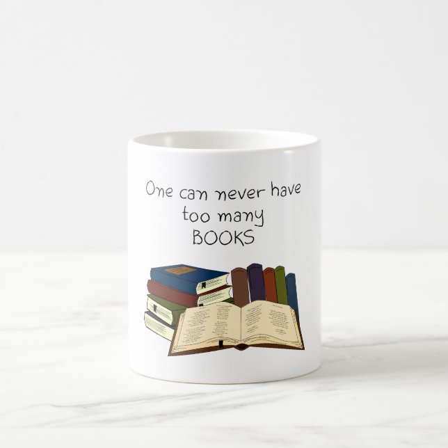 Mug Trop de livres ? ! (Centre)
