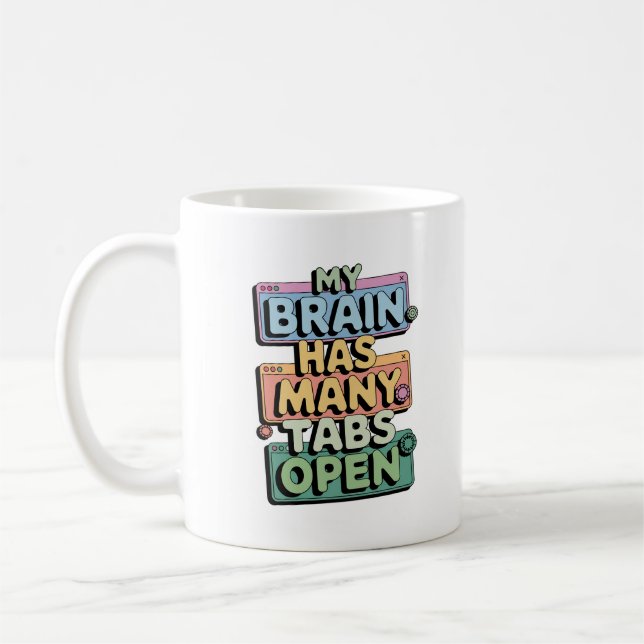 Mug Trop d'onglets ouverts (Gauche)