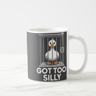 Mug Trop drôle d'oie drôle en prison Mème Humour
