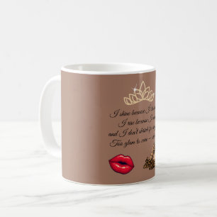Mug Trop Glam Pour Se Soucier – Citation Chic