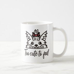 Mug Trop mignon pour échouer