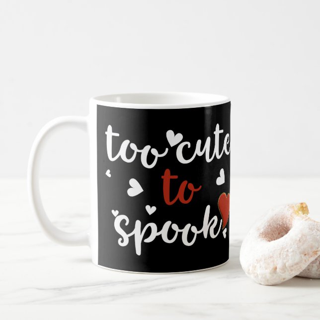 Mug trop mignon pour effrayer halloween (Avec donut)