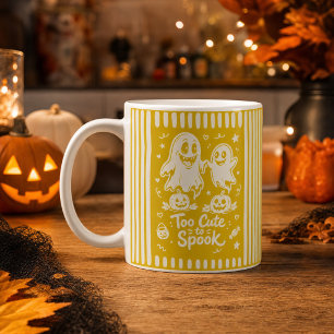 Mug Trop mignon pour effrayer les fantômes jaunes Hall
