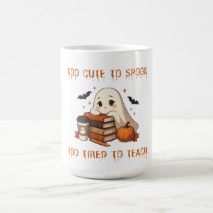 Mug Trop mignon pour effrayer un professeur d'Hallowee